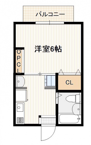 クザン(左棟）の間取り