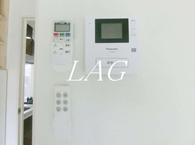 セキュリティ　モニター付きインターフォンです。