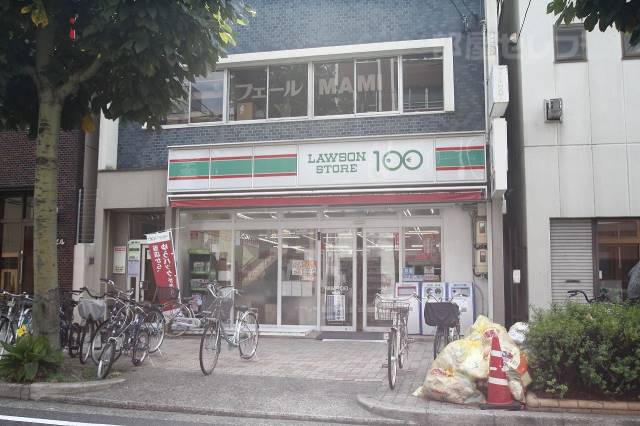 コンビニ　ローソンストア100 金山店（コンビニ）まで80m