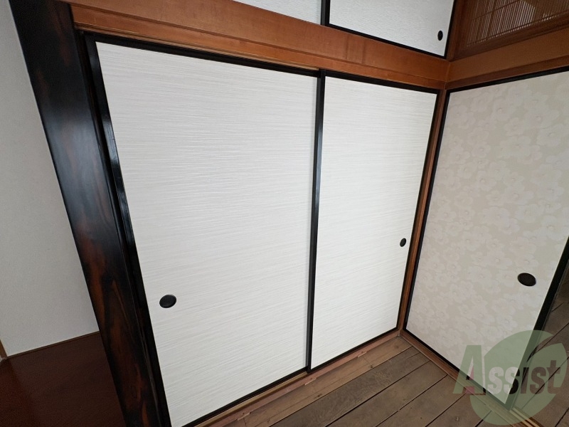 収納　ここに収納があります。収納があると部屋が広く使えます。