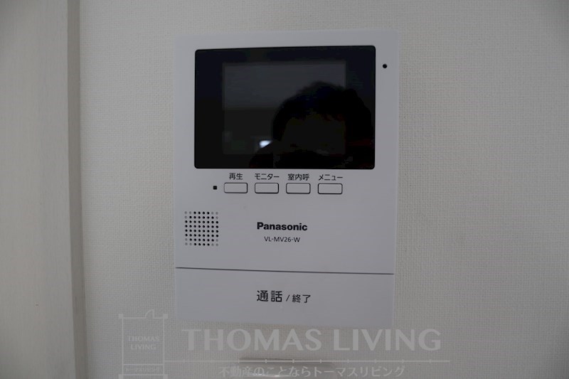 セキュリティ　モニター付きインターホンです。