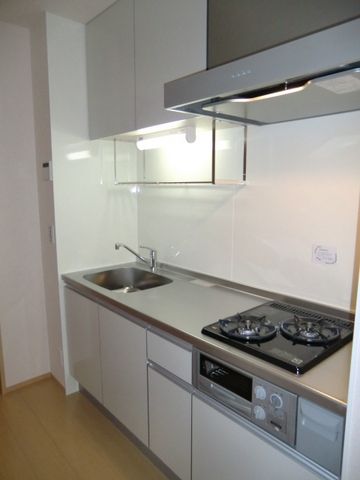 キッチン　２口グリル付システムキッチン