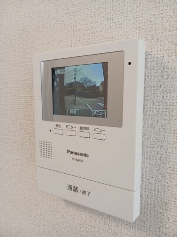 セキュリティ　モニター付きインターホンです