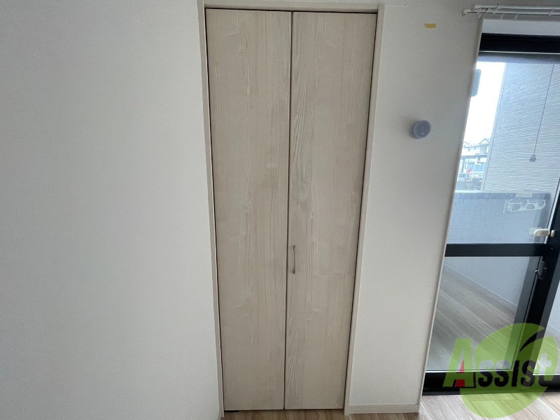 収納　ここに収納があります。収納があると部屋が広く使えます。