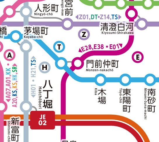 眺望　☆路線図☆