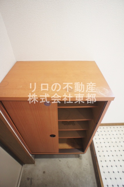 収納　下駄箱付なので、玄関はいつでもスッキリ片付きますね☆