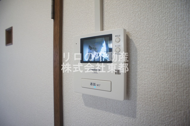 セキュリティ　訪問者が一目で分かるＴＶモニタ付インターホンです！