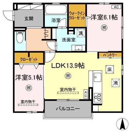 Reachの間取り写真