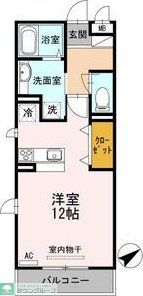 クレール西の庄の間取り写真