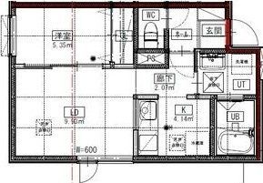 ＪＲ千歳線 恵庭駅 徒歩16分 2階建 築1年の間取り写真