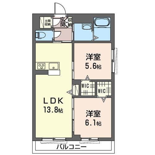 アベニールの間取り写真