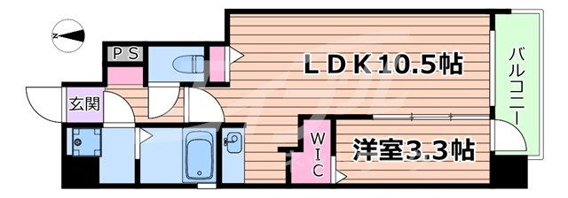 ミラージュパレス都島本通の間取り写真