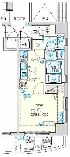 ヴェルト川崎ウエストの間取り写真