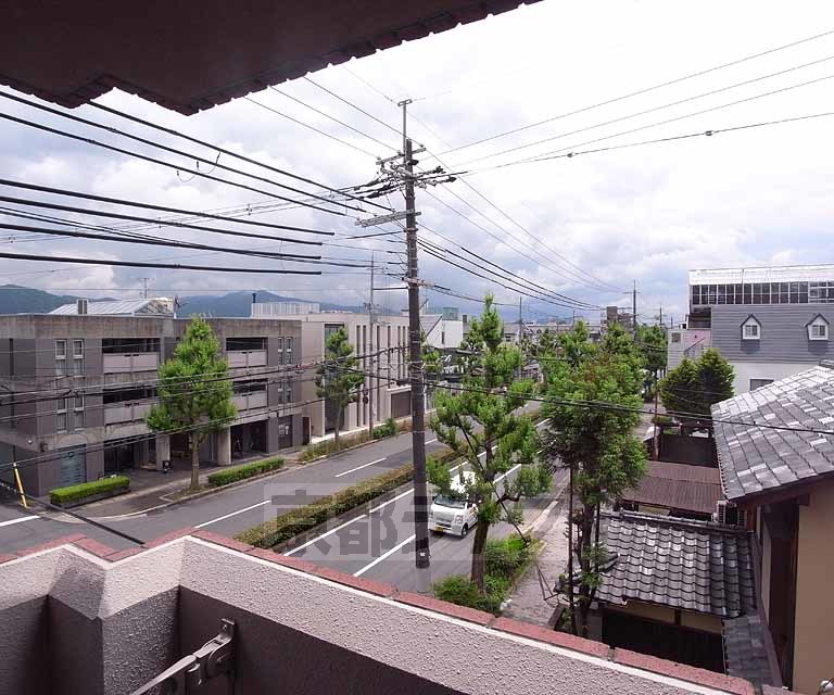 眺望　下鴨本通りが望めます