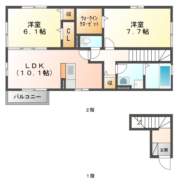 ドミール寺家の間取り