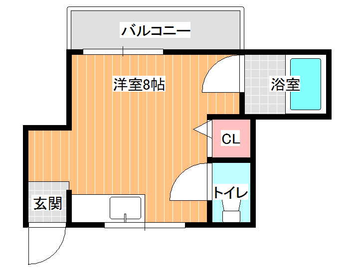 畑本ハイツの間取り