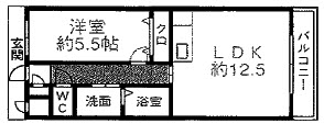 トレステーラ宇佐中央の間取り