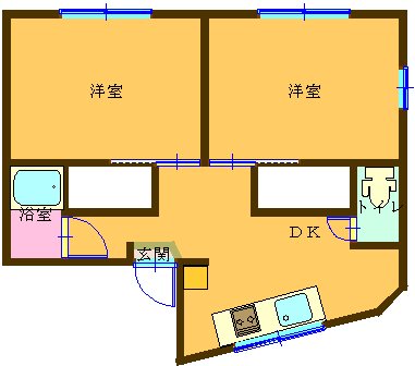 石丸ビル（歩行町）の間取り