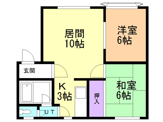 クロバーヒルの間取り