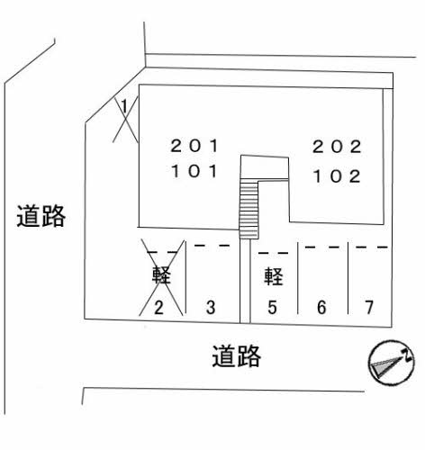 【呉市広両谷のアパートのその他共有部分】