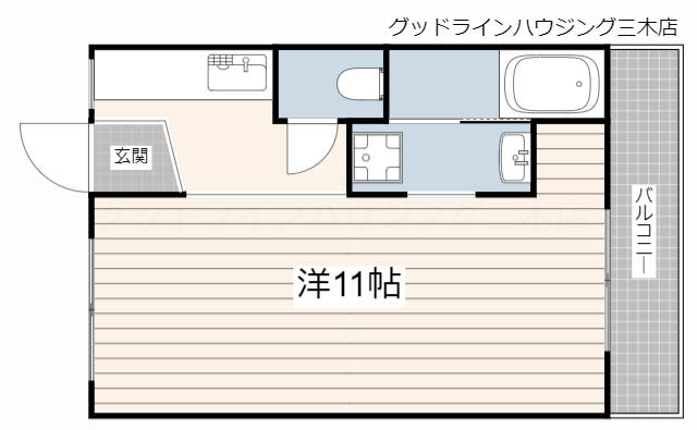 ハイツ神和の間取り