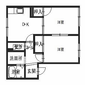 フレグランス藤井の間取り