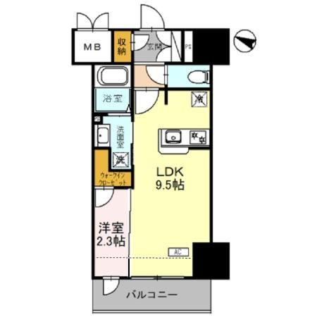 高崎市新田町のマンションの間取り