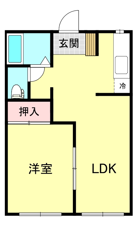 グランドハイツ立石Iの間取り