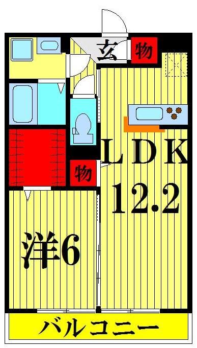 ロータス草加Iの間取り