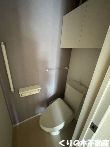 トイレ　ゆったりとした空間のトイレです