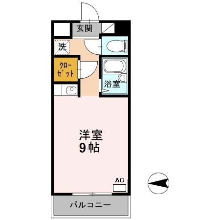 姫路市北条口のマンションの間取り