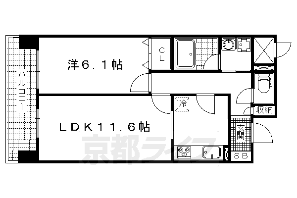 パインフィールド東野の間取り