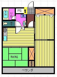 サザンポート京町の間取り