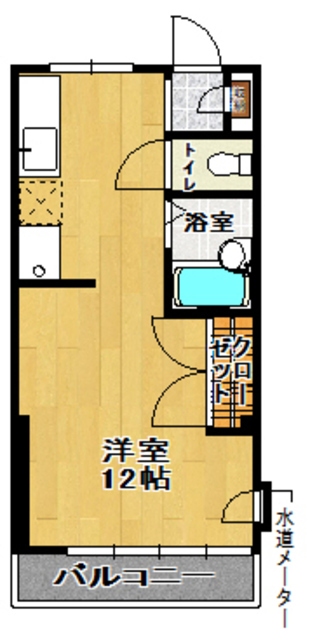 学生第一コーポの間取り