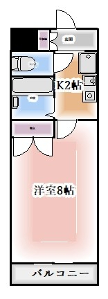 クレセントＭ浮島の間取り