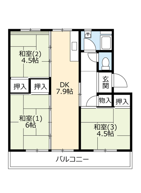 ＵＲ金剛の間取り