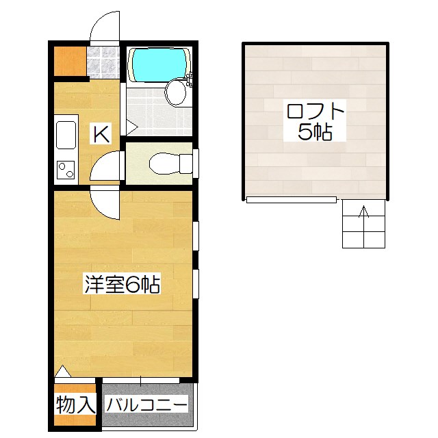 ピュア二日市壱番館の間取り