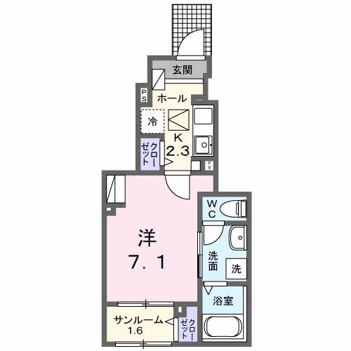 中之島荘の間取り