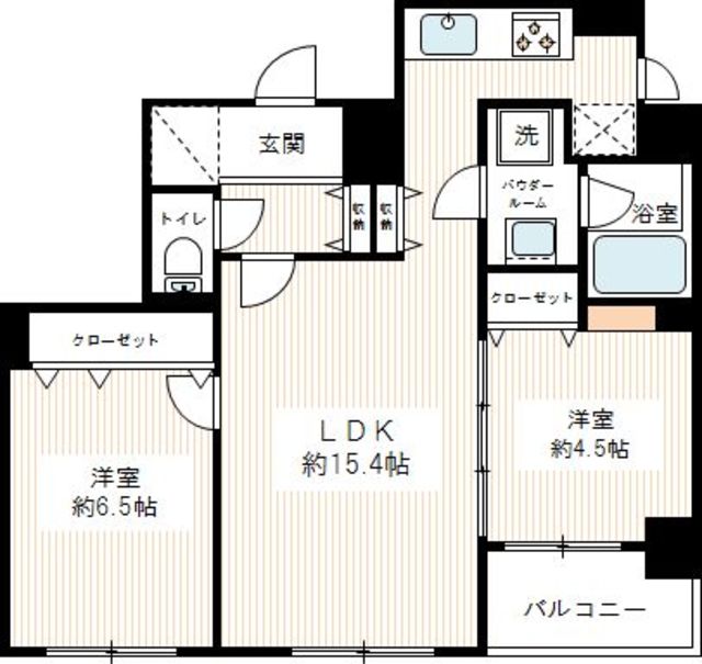 HY’s Stage Brillantの間取り