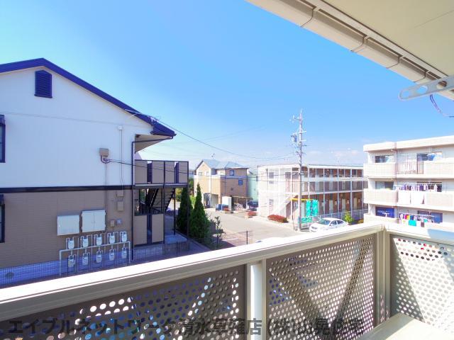 【静岡市駿河区谷田のアパートの眺望】