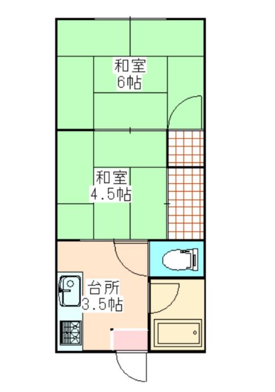 ハイムネモトＡの間取り