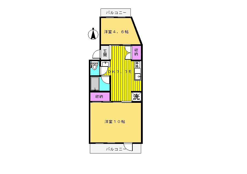 福山ロイヤルハイツの間取り