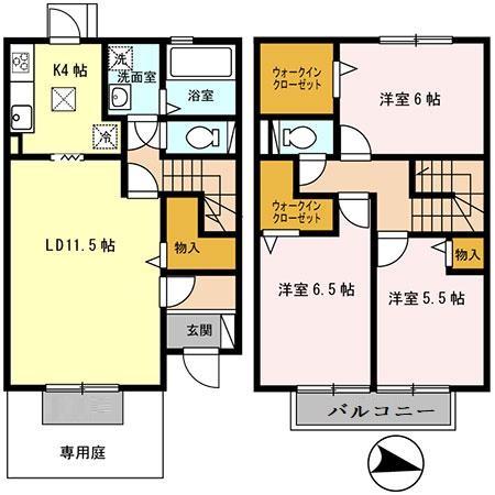 サンパティーク北町の間取り