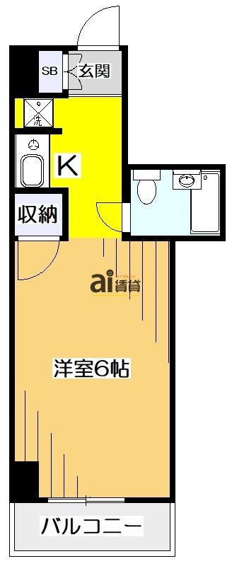 小金井市本町のマンションの間取り