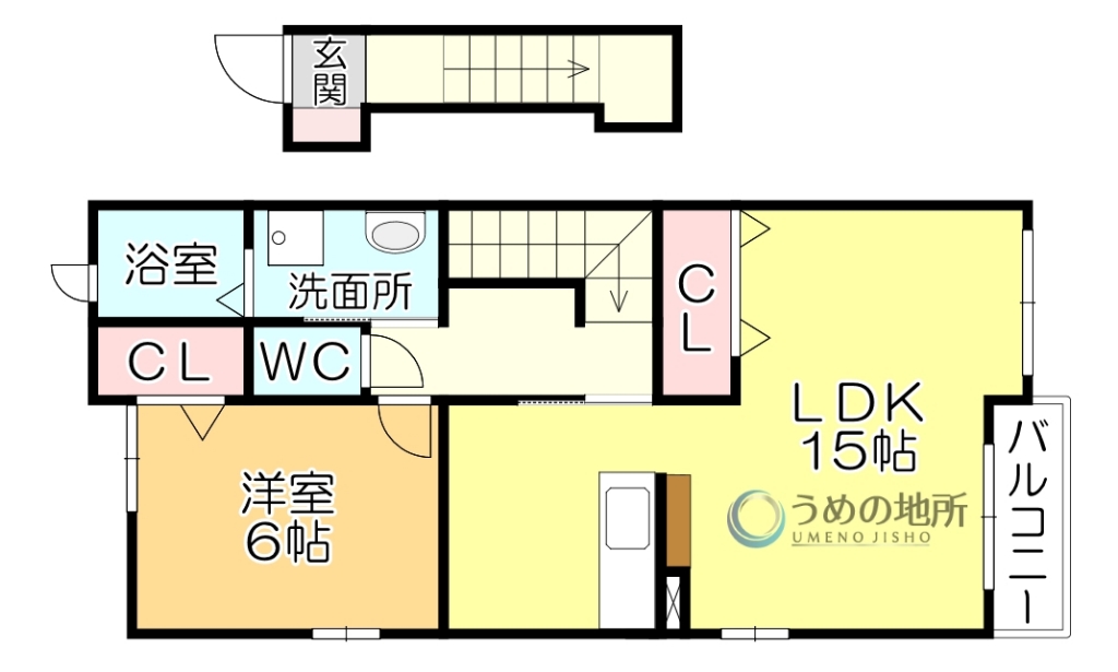 NEOフレグランスの間取り