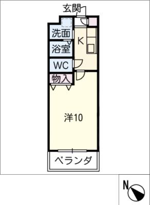 メゾンモンマルトル西古河の間取り