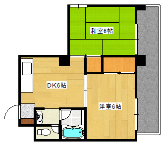 新庄グリーンコーポの間取り