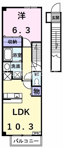 フリーデＷＡＧＯの間取り