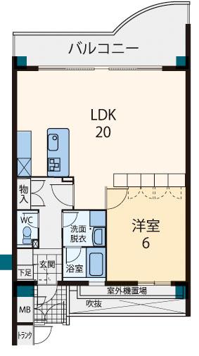 ING（イング）の間取り