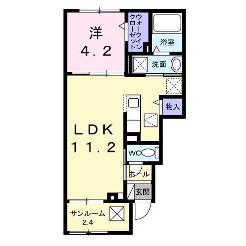 デュエルの間取り